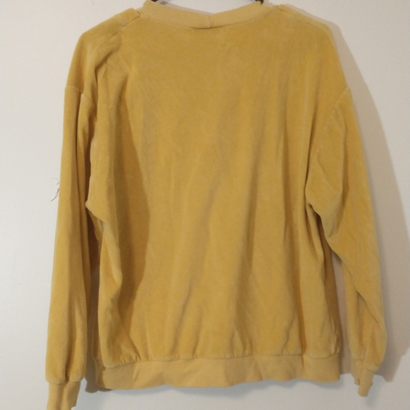 Vintage Gertrude Davenport Yellow Sweater with Built in Shirt. Size Small. - Picture 3 of 8